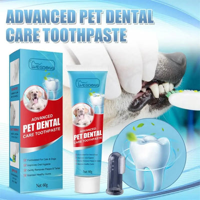 Introducing ProStarpet Pet Toothpaste – the essential solution for maintaining your pet's oral hygiene and ensuring fresh breath! Specially formulated cat,dog